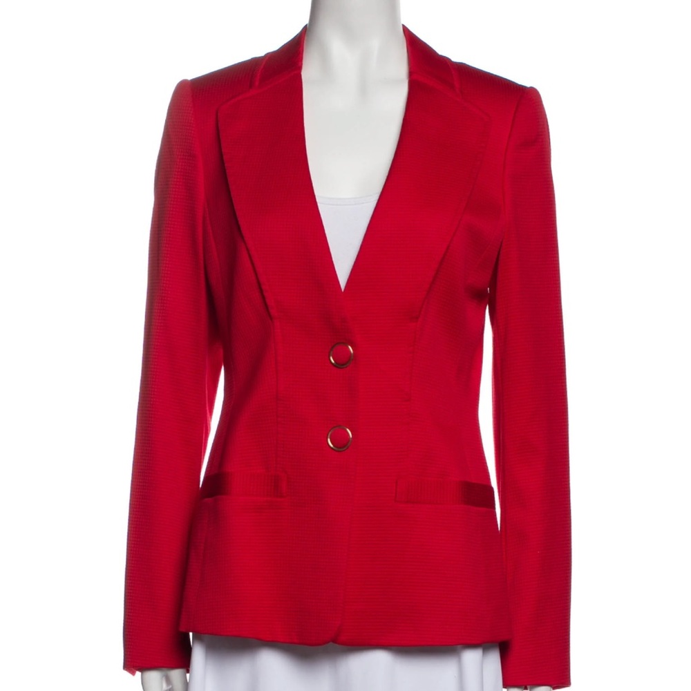 Escada Red Blazer